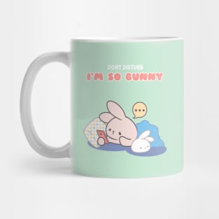 Relax in Bunny Style: 'Don't Disturb, I'm So Bunny Mug